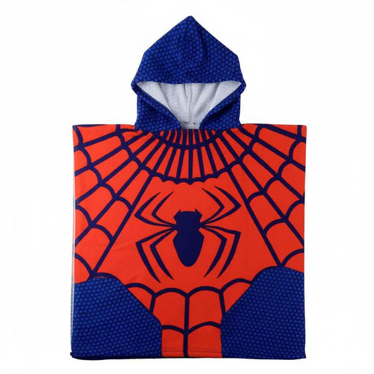 Poncho toalla infantil playa piscina Spiderman araña - poncho
