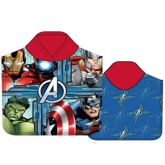 Poncho Toalla Playa Piscina infantil MARVEL AVENGERS 55X110CM