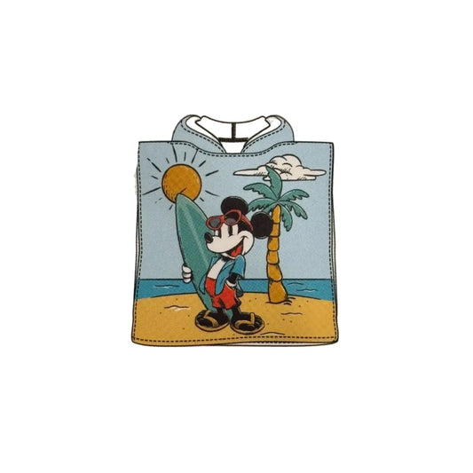 Poncho toalla playa piscina infantil Mickey Disney surf 55x110cm - poncho