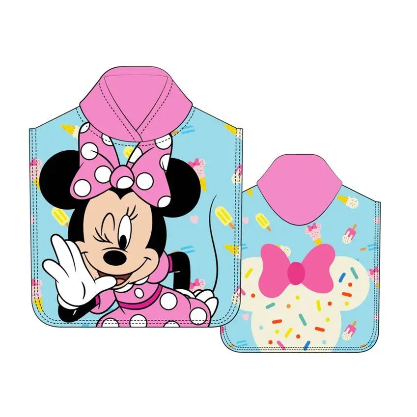 Poncho toalla Playa Piscina infantil MINNIE MOUSE 55x110CM - Toalla