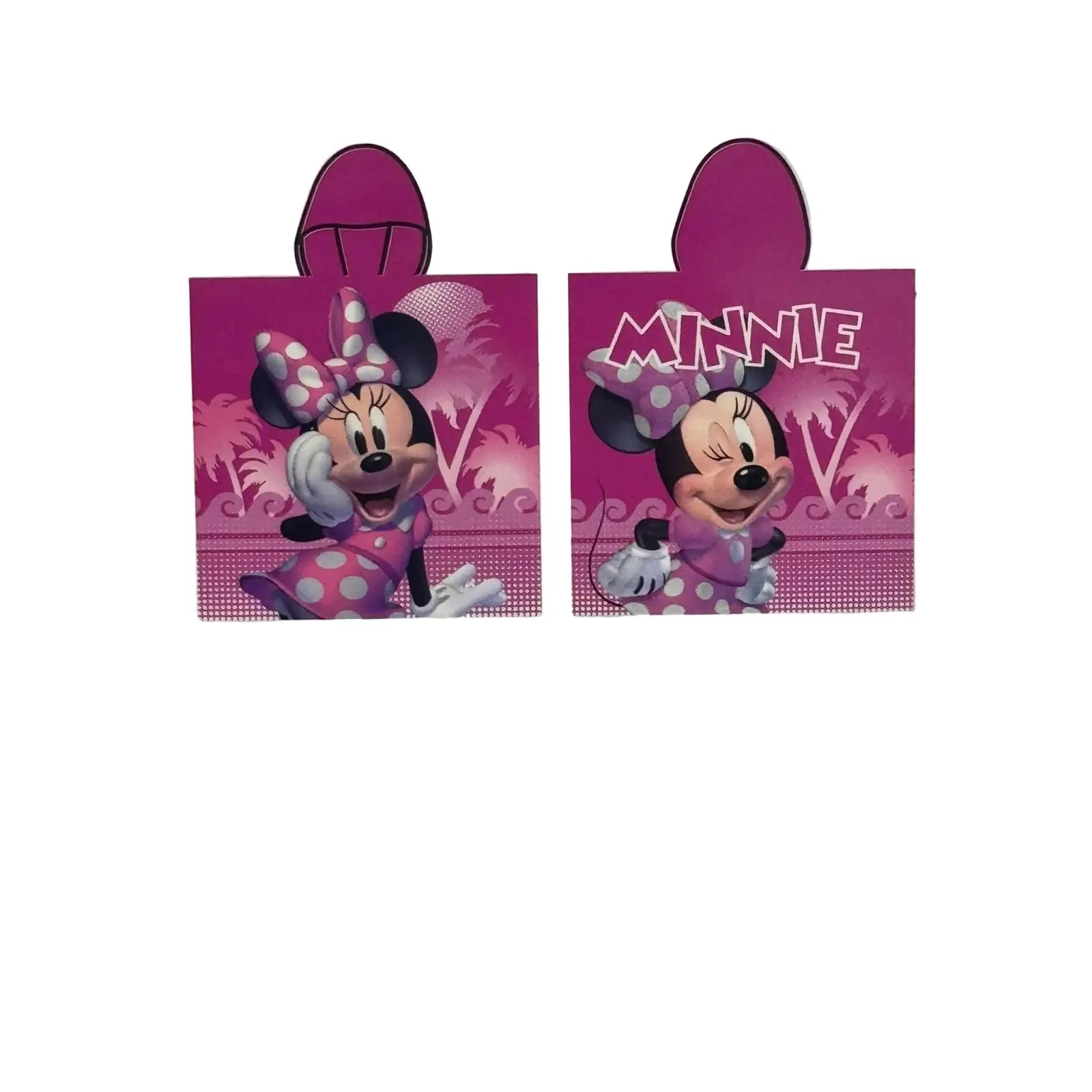 Poncho toalla playa y piscina infantil Minnie Mouse Disney 50x100cm - poncho