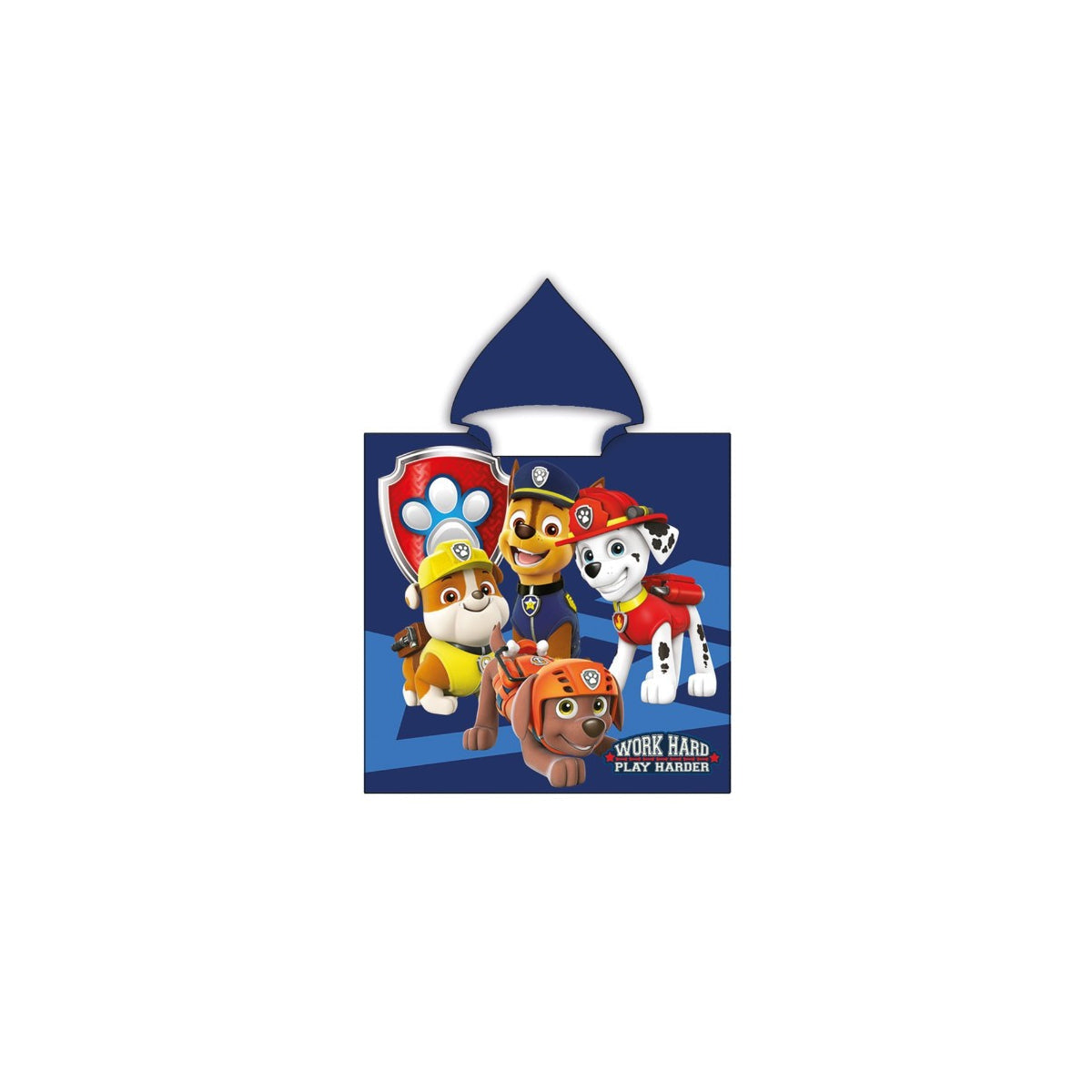 Poncho toalla Playa Piscina infantil PAW PATROL 55x110CM - Toalla