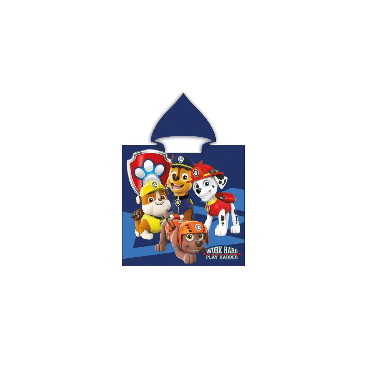 Poncho toalla Playa Piscina infantil PAW PATROL 55x110CM - Toalla