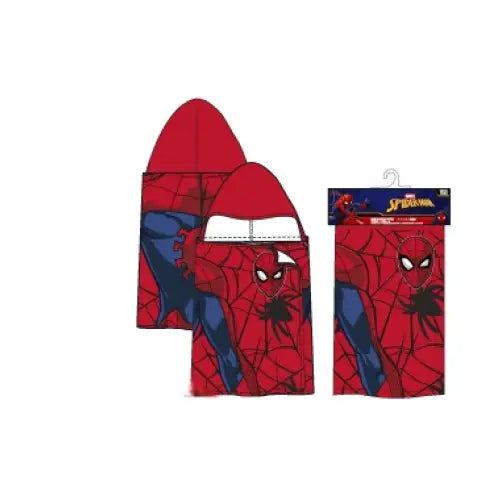 Poncho toalla playa piscina infantil Spiderman Marvel con capucha 70x140cm - Toalla
