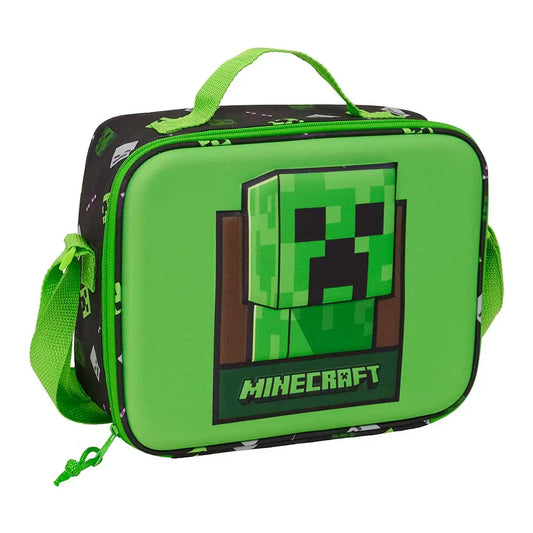 Portameriendas nevera 3D Minecraft 25x9x19cm - portameriendas