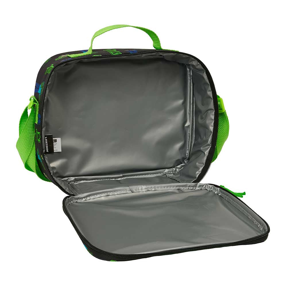 Portameriendas nevera 3D Minecraft Boom 25x9x19cm - Mochila