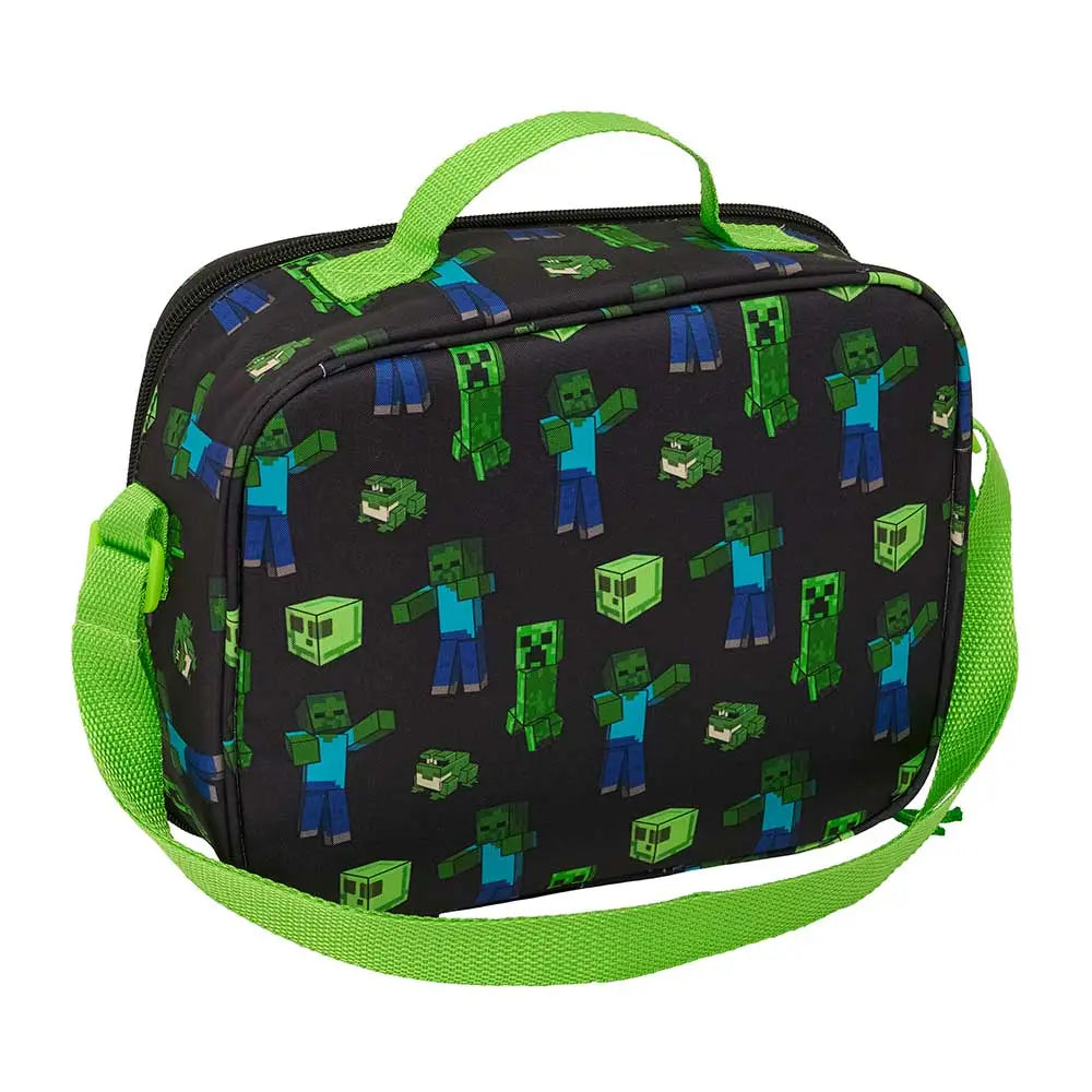 Portameriendas nevera 3D Minecraft Boom 25x9x19cm - Mochila