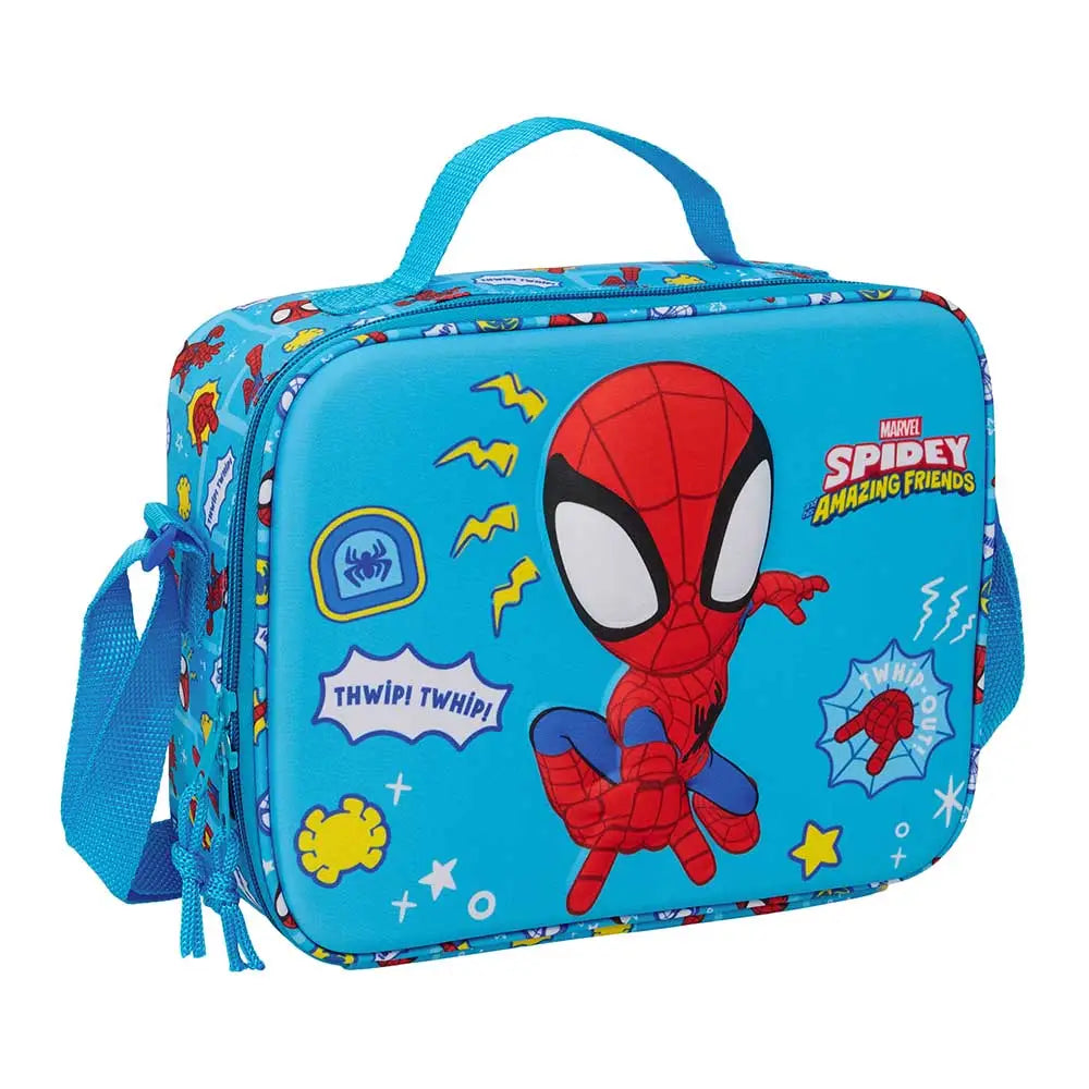 Portameriendas nevera 3D Spidey Spiderman Marvel 25x9x19cm - portameriendas