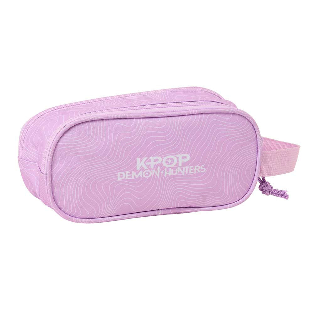Portatodo estuche doble 3D K-POP Demon Hunters - Huntrix ’Iconic’ 21x6x8cm - Estuche