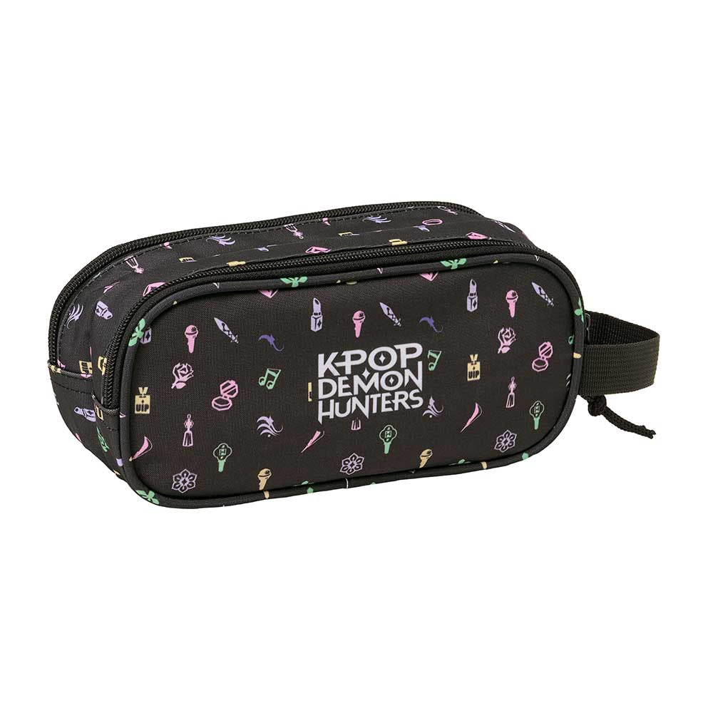Portatodo estuche doble 3D K-POP Demon Hunters - Huntrix ’Sound’ 21x6x8cm