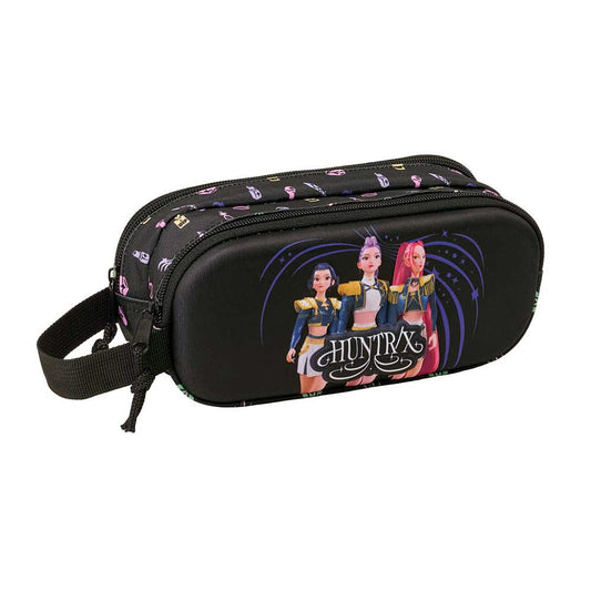 Portatodo estuche doble 3D K-POP Demon Hunters - Huntrix ’Sound’ 21x6x8cm