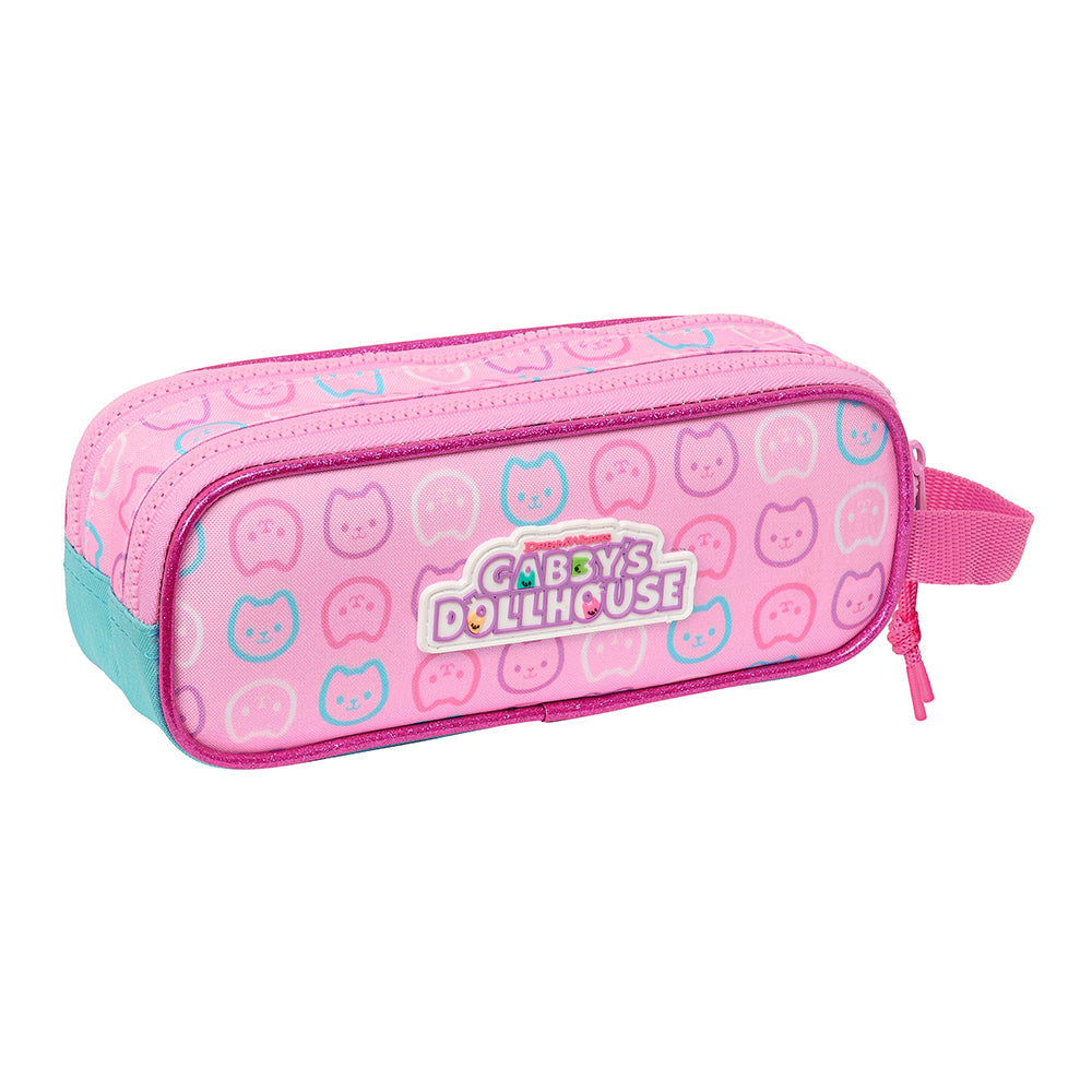 Portatodo estuche doble Gabby´s Dollhouse ’Party’ 21x6x8cm