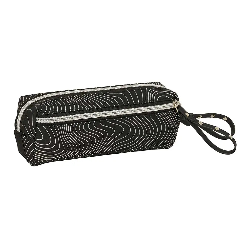 Portatodo estuche triple K-POP Demon Hunters - Huntrix ’Energy’ 22cm con goma elástica - Estuche