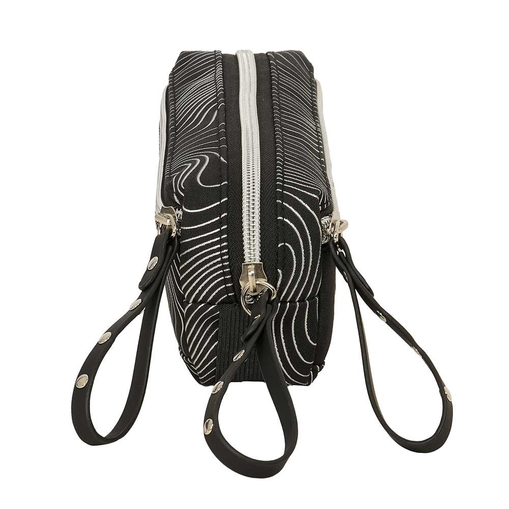 Portatodo estuche triple K-POP Demon Hunters - Huntrix ’Energy’ 22cm con goma elástica - Estuche