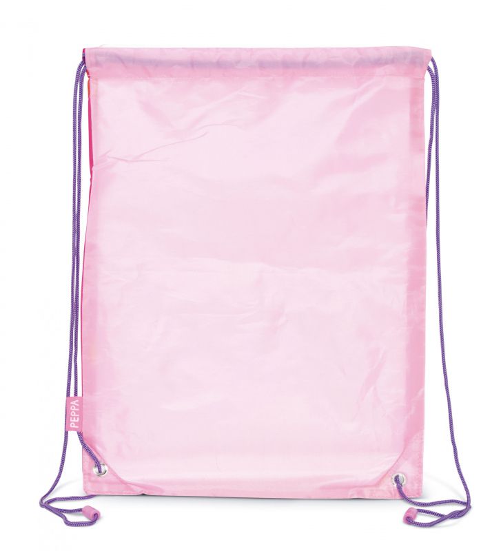 Bolsa gym saco de cuerdas Peppa Pig de 33x44cm