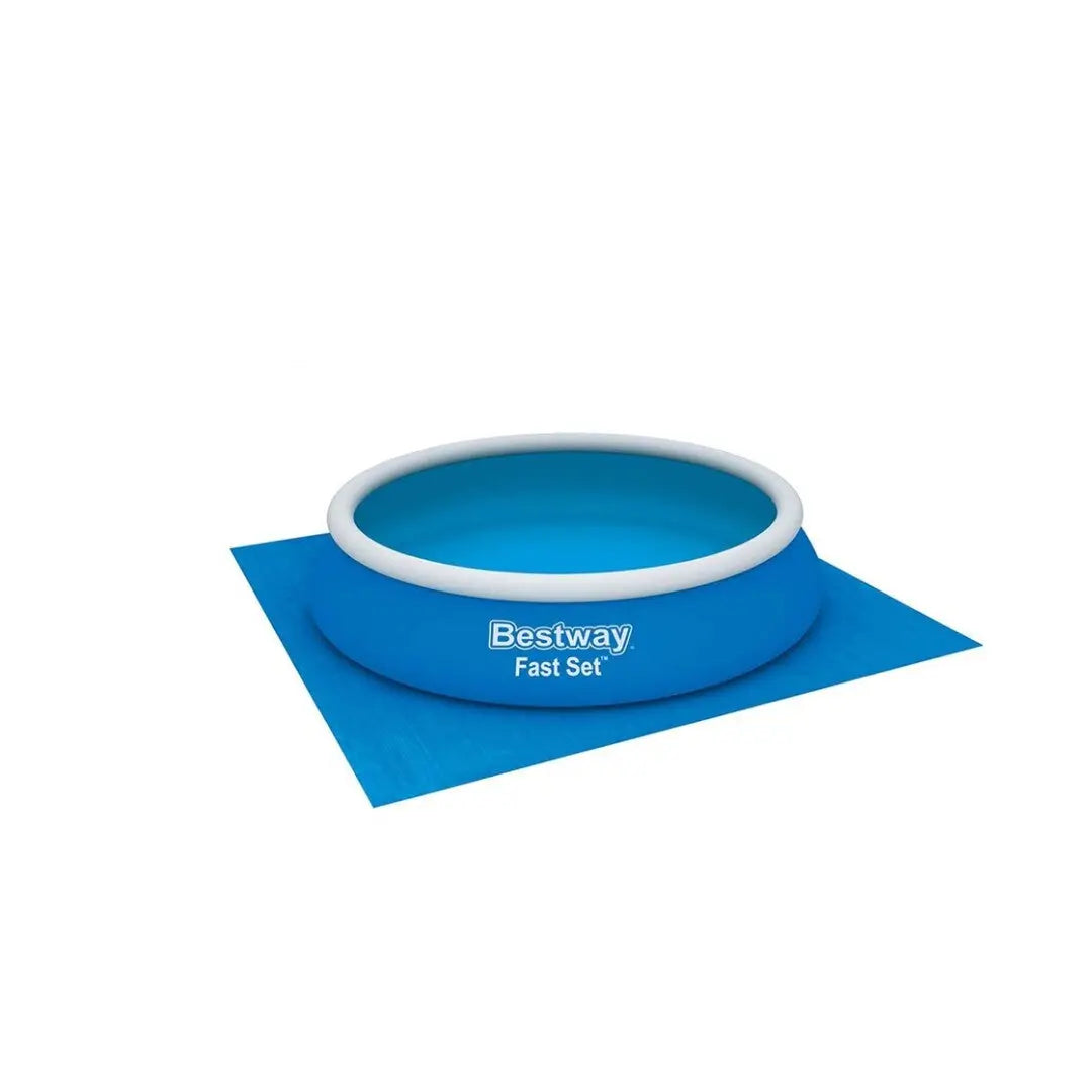 Protector de suelo azul 3,96 x para piscina - protector
