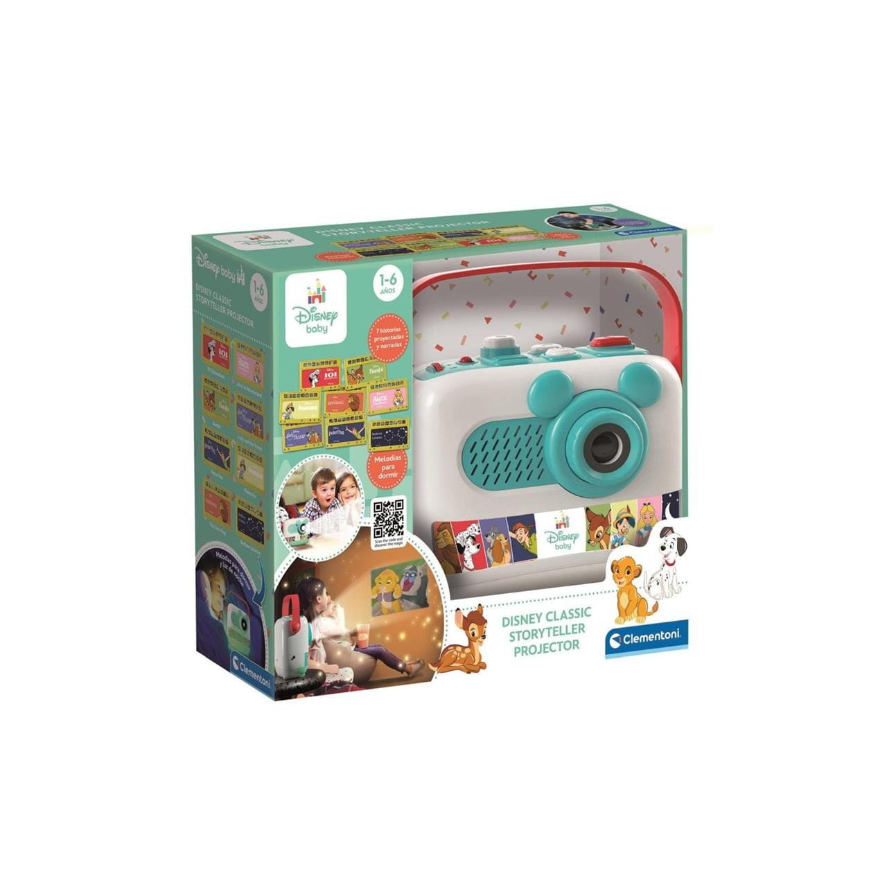 Proyector de cuentos Disney Storyteller (Stitch Minnie Princesas y Cars)