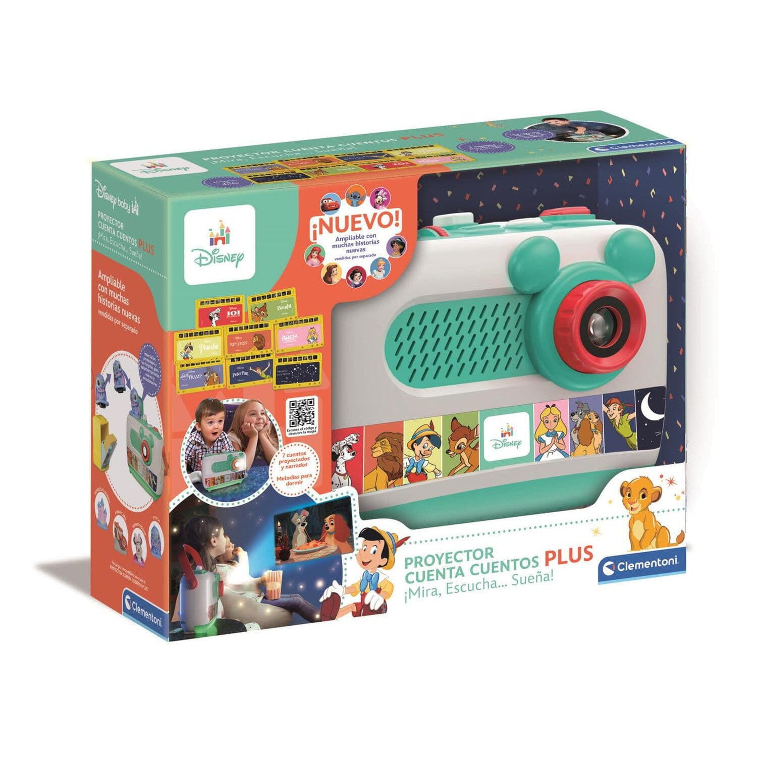 Proyector de cuentos Disney Storyteller (Stitch Minnie Princesas y Cars)