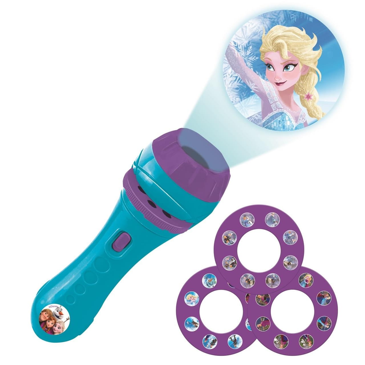 Proyector de historias y linterna Frozen Disney - Juguete