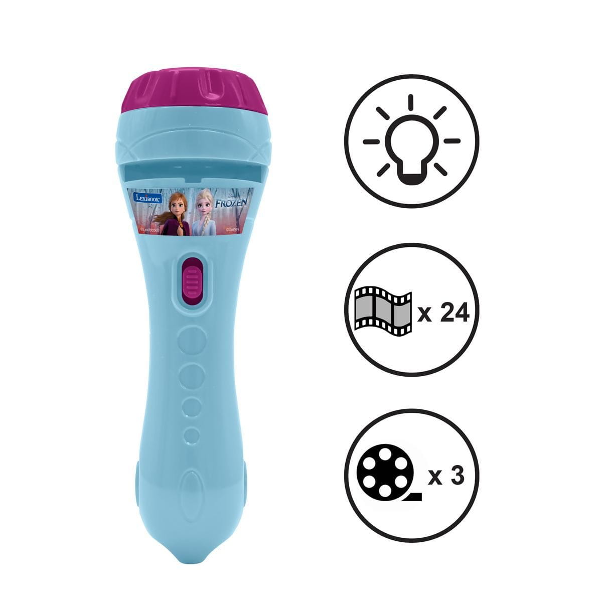 Proyector de historias y linterna Frozen Disney - Juguete