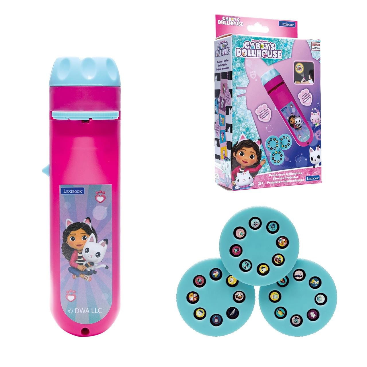 Proyector de historias y linterna Gabby´s Dollhouse - Juguete