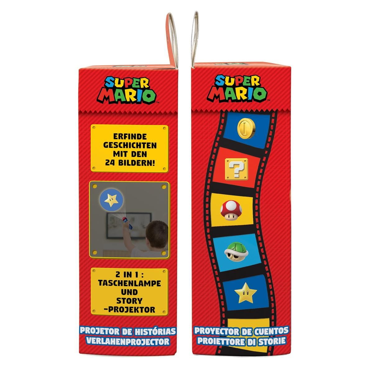 Proyector de historias y linterna Super Mario Bros - Juguete
