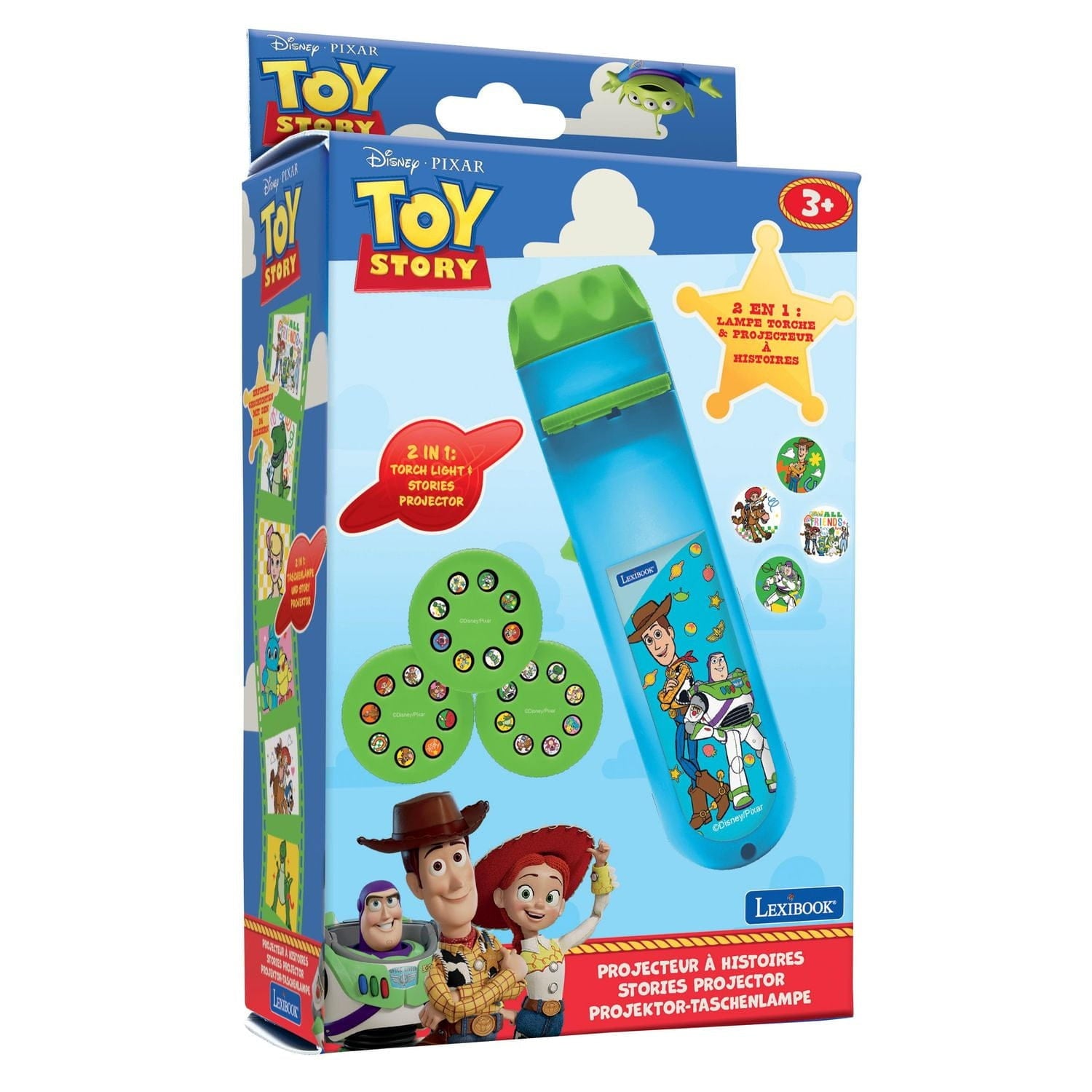 Proyector de historias y linterna Toy Story Disney - Juguete