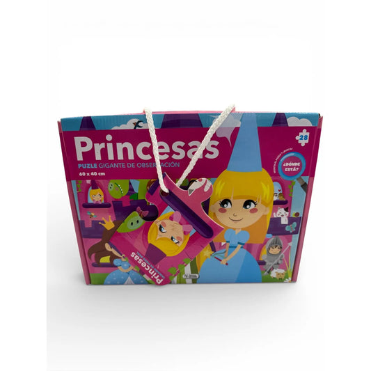 Puzzle piezas grandes Princesas y Espacio 60x40cm 28