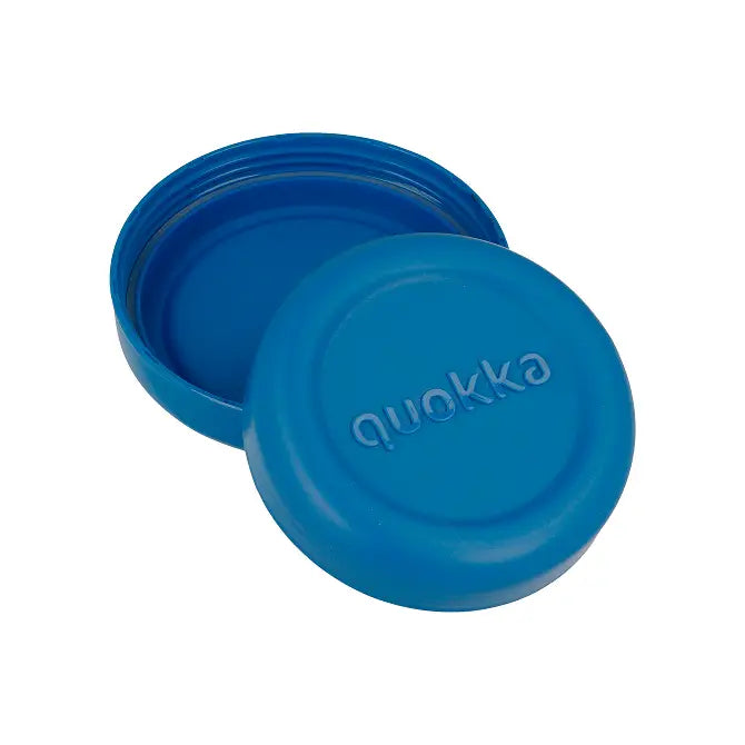 Recipiente de comida con funda silicona QUOKKA bubble blue peonies 770ml