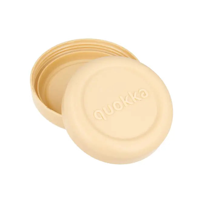 Recipiente de comida con funda silicona QUOKKA bubble vintage floral 500ml
