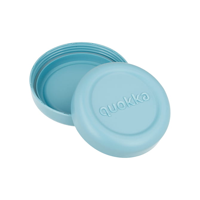 Recipiente de comida con funda silicona QUOKKA bubble watercolor leaves 500ml