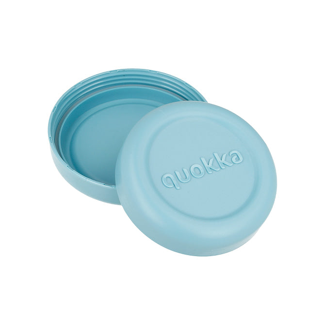 Recipiente de comida con funda silicona QUOKKA bubble watercolor leaves 770ml