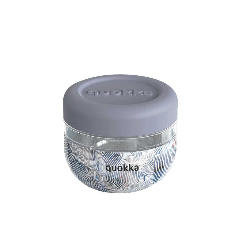 Recipiente de comida con funda silicona QUOKKA bubble zen 500ml