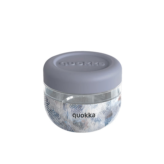 Recipiente de comida con funda silicona QUOKKA bubble zen 500ml