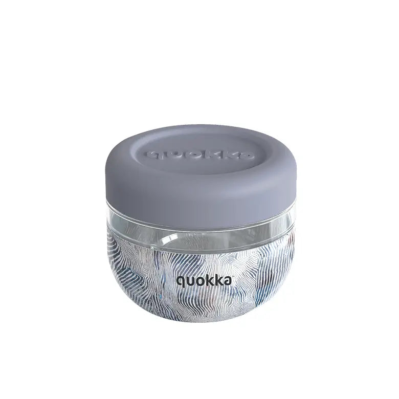 Recipiente de comida con funda silicona QUOKKA bubble zen 500ml