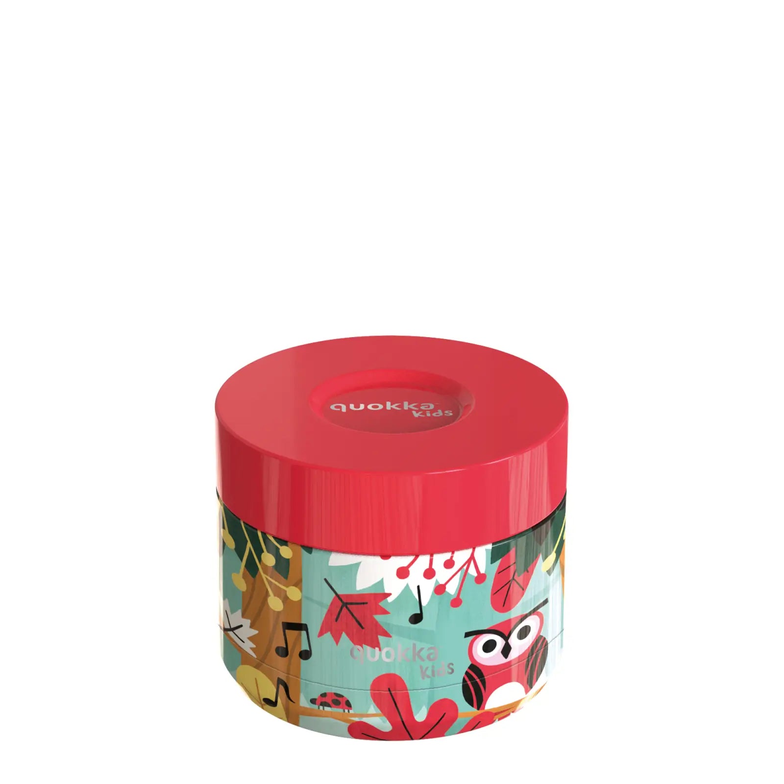 Recipiente de comida QUOKKA KIDS térmico acero inoxidable whim grove birds 360ml