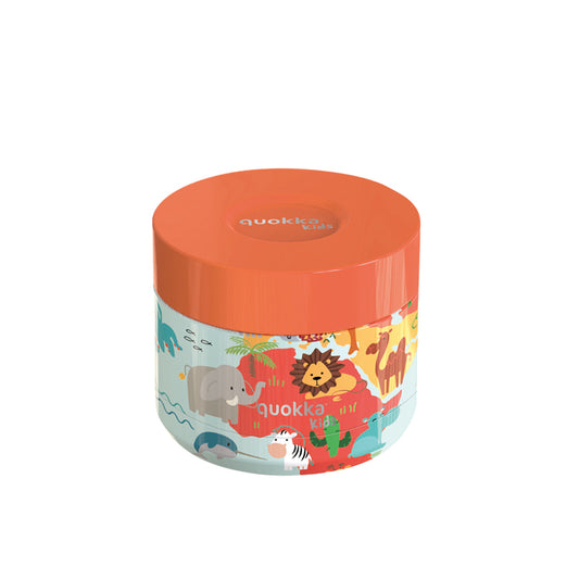 Recipiente de comida QUOKKA KIDS térmico acero inoxidable whim map of life 360ml