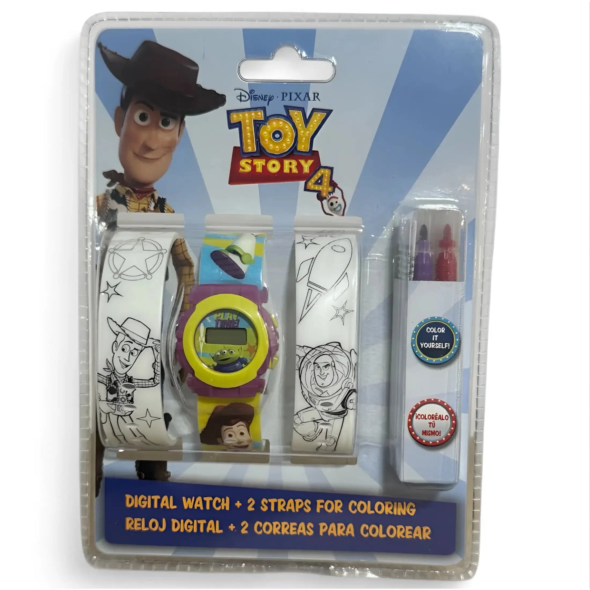 Reloj digital correa para pintar TOY STORY