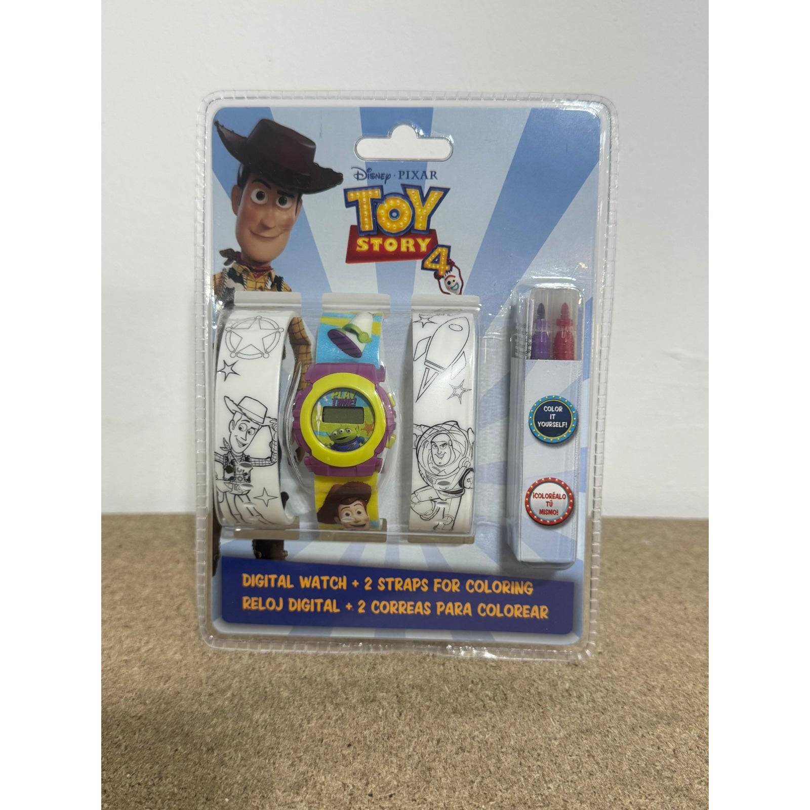 Reloj digital correa para pintar TOY STORY- Ideal Regalar