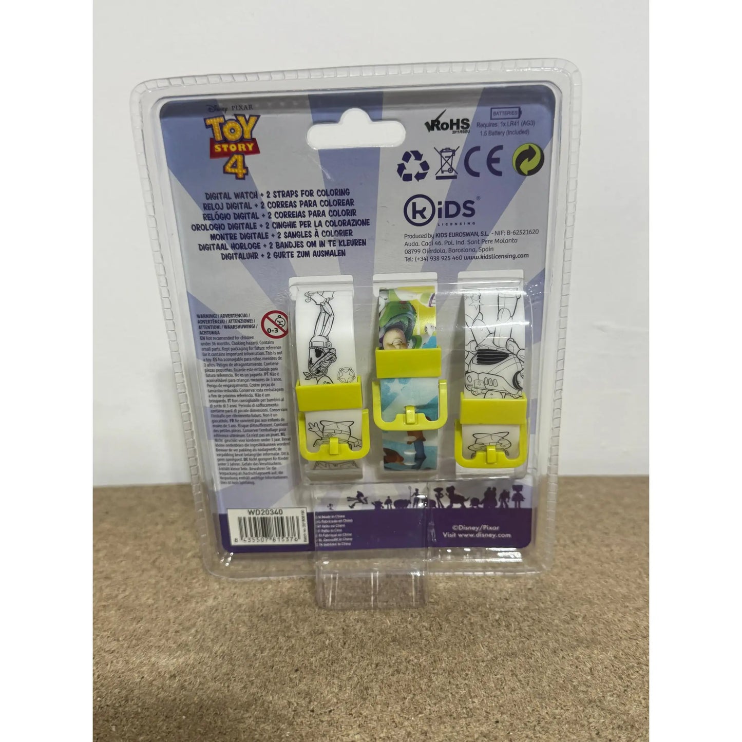Reloj digital correa para pintar TOY STORY