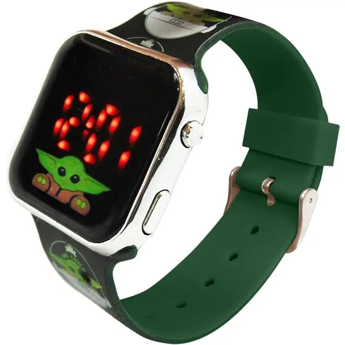 Reloj digital infantil led BABY YODA STAR WARS