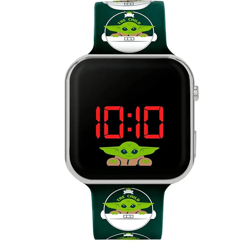 Reloj digital infantil led BABY YODA STAR WARS