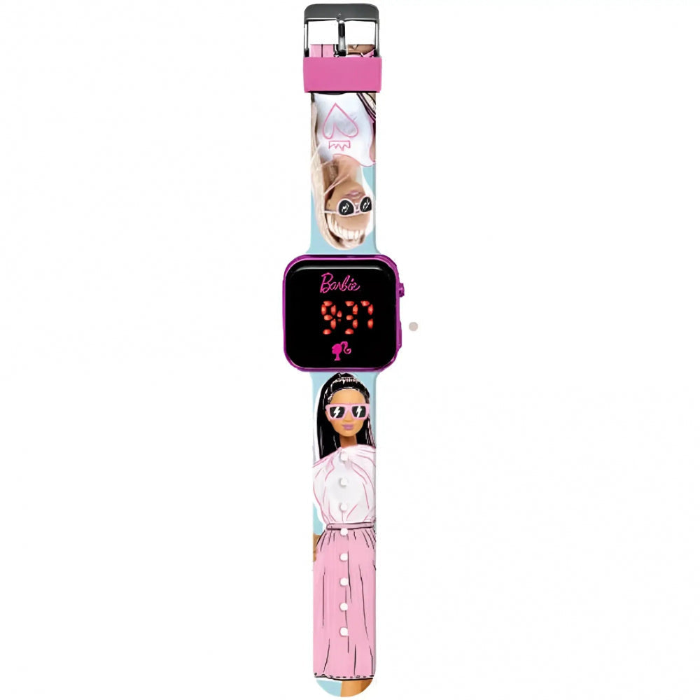 Reloj digital infantil led BARBIE- Ideal para Regalar