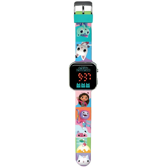 Reloj digital infantil led GABBY´S DOLLHOUSE