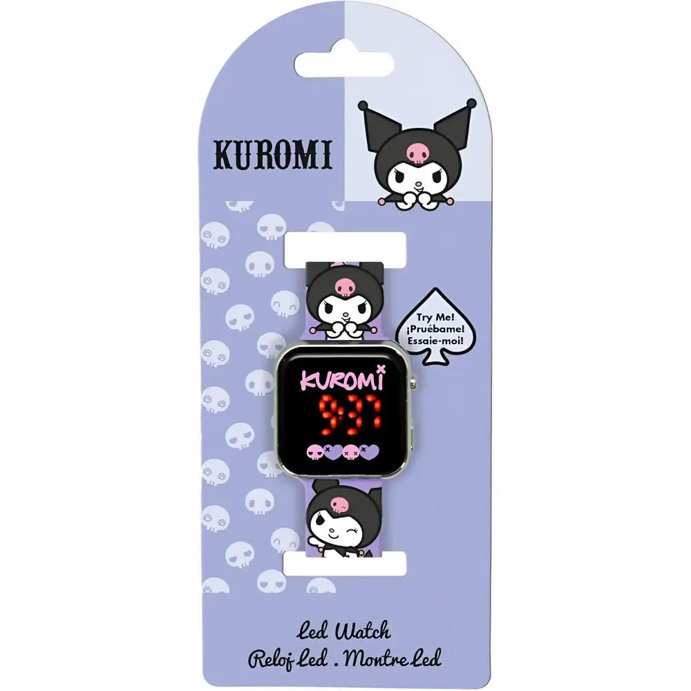 Reloj digital infantil led KUROMI- Ideal para Regalar