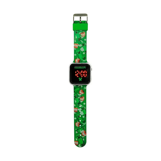 Reloj digital infantil led MINECRAFT