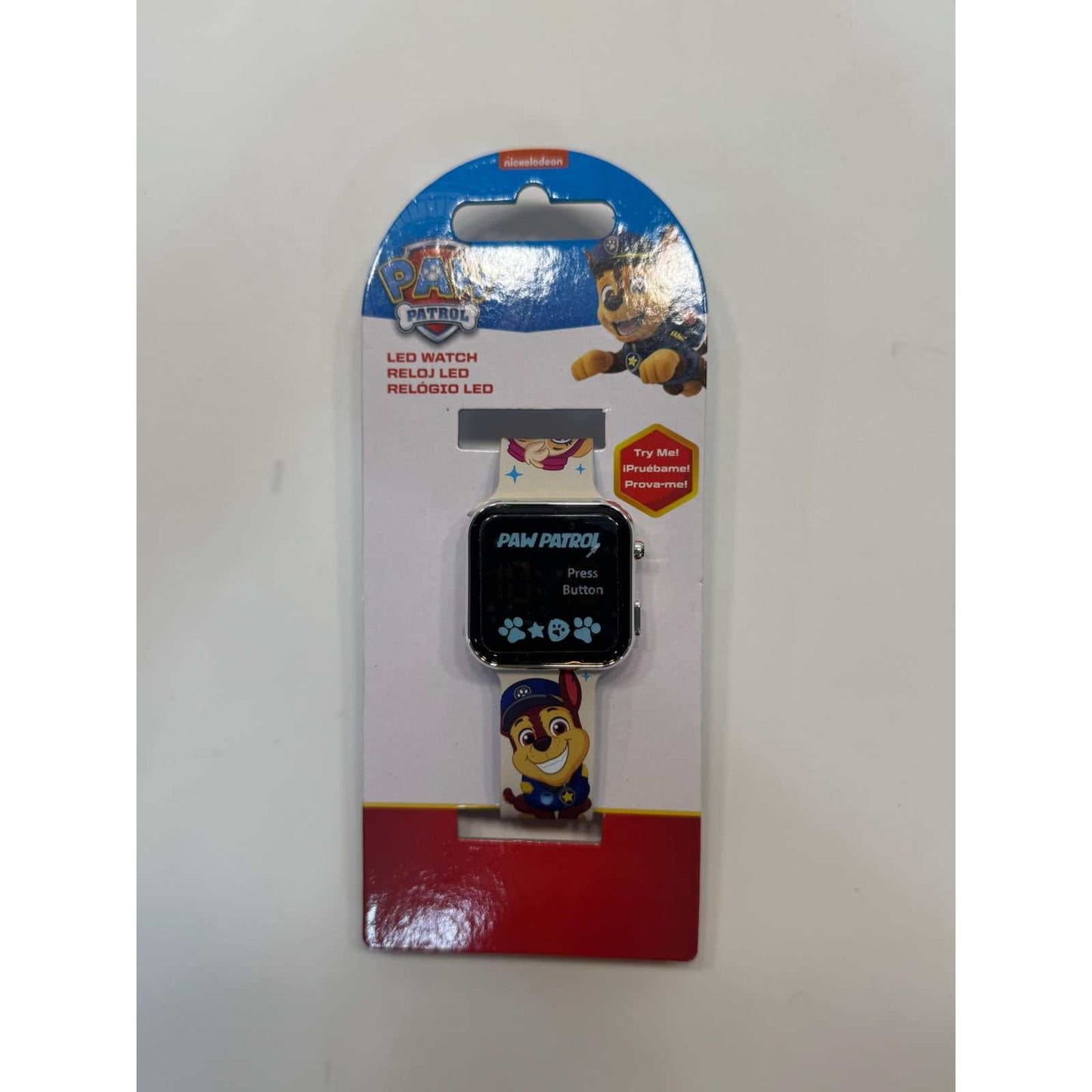 Reloj digital infantil LED de Patrulla Canina