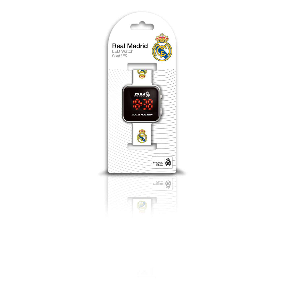 Reloj digital infantil LED Real Madrid