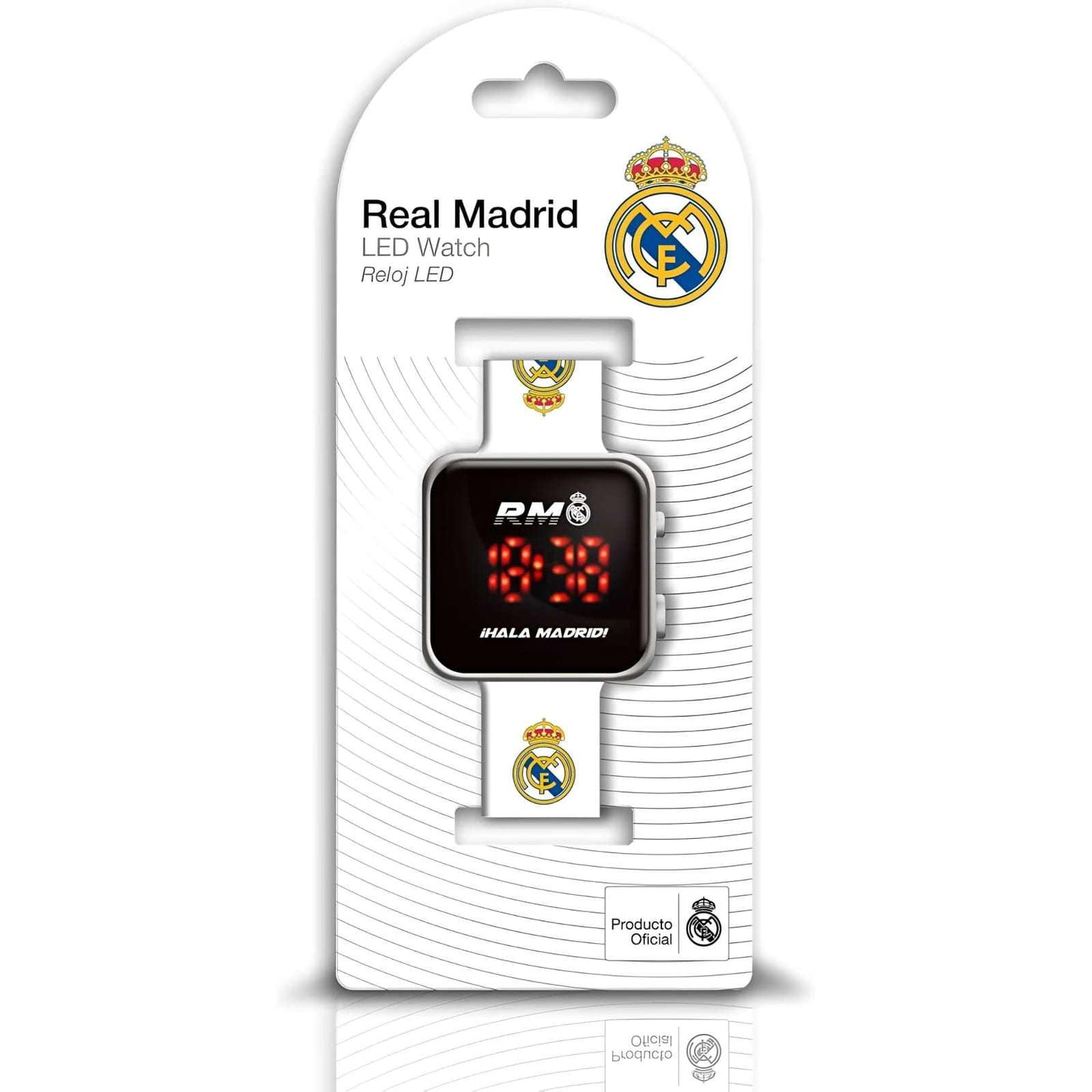 Reloj digital infantil LED Real Madrid para regalo
