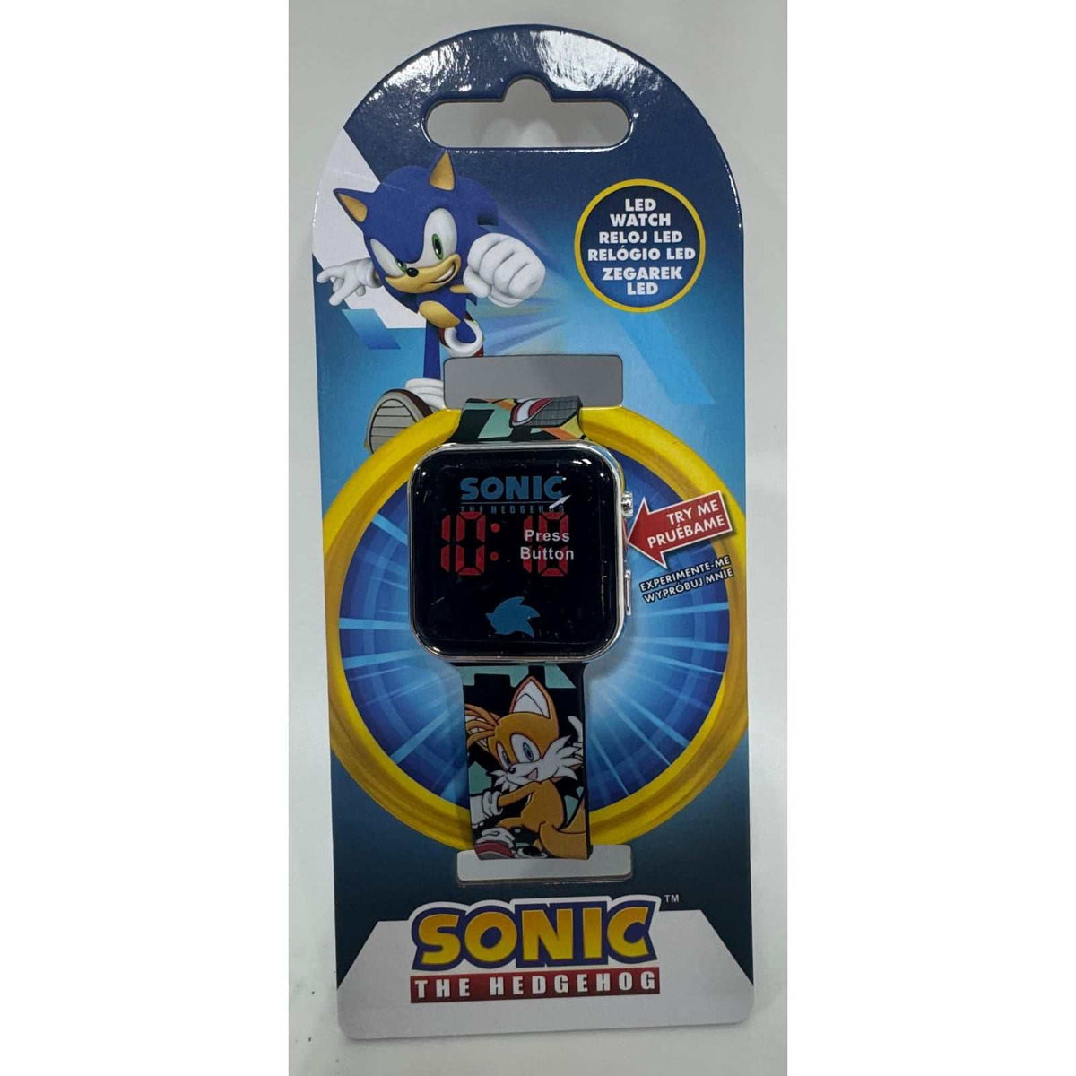 Reloj digital infantil LED SONIC colorido